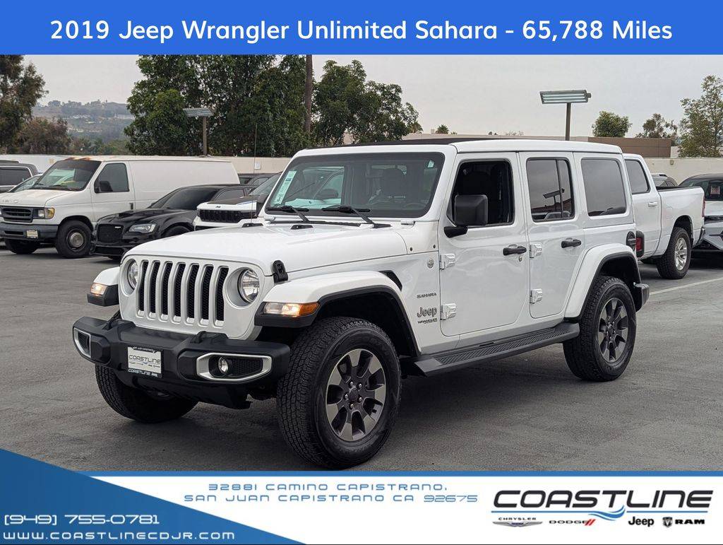 2019 Jeep Wrangler Sahara — SUV — 65,771 mi — San Juan Capistrano, CA