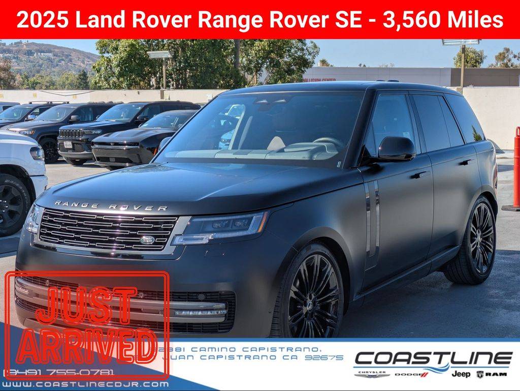 2025 Land Rover Range Rover SE — SUV — 3,560 mi — San Juan Capistrano, CA