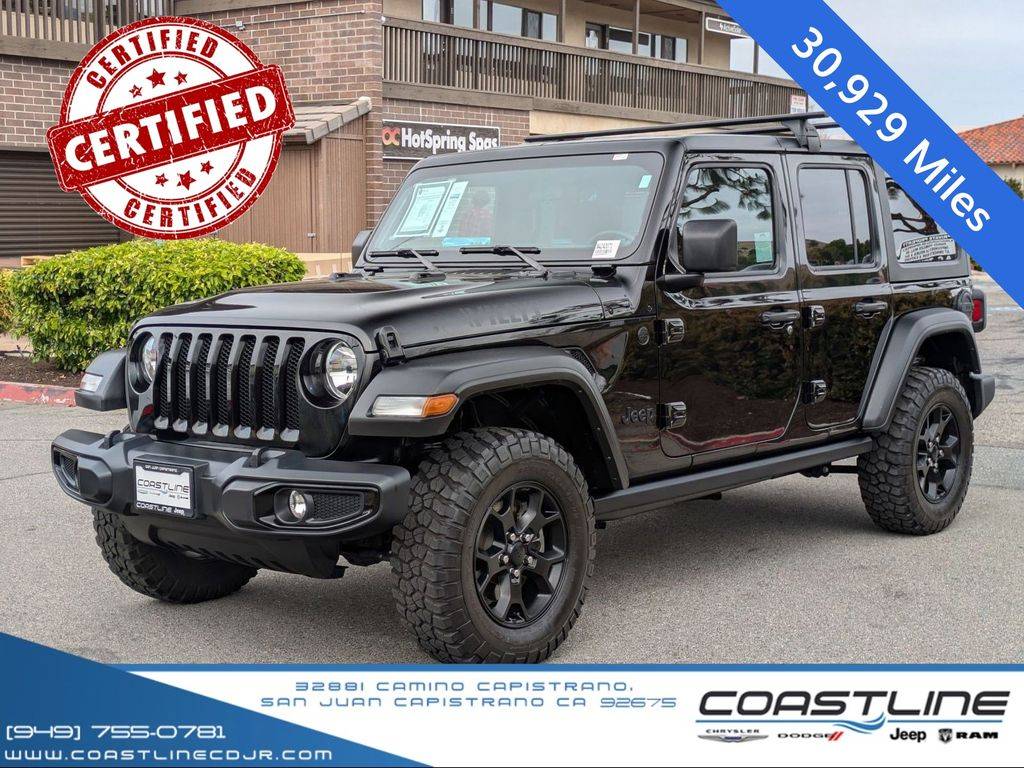 2022 Jeep Wrangler Willys Sport — SUV — 30,929 mi — San Juan Capistrano, CA