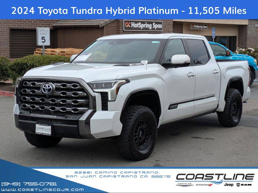 2024 Toyota Tundra Hybrid Platinum — Pickup Truck — 11,502 mi — San Juan Capistrano, CA