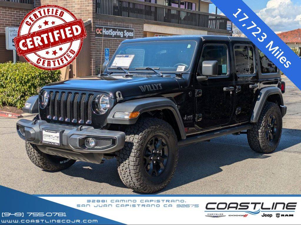 2021 Jeep Wrangler Willys Sport — SUV — 17,723 mi — San Juan Capistrano, CA