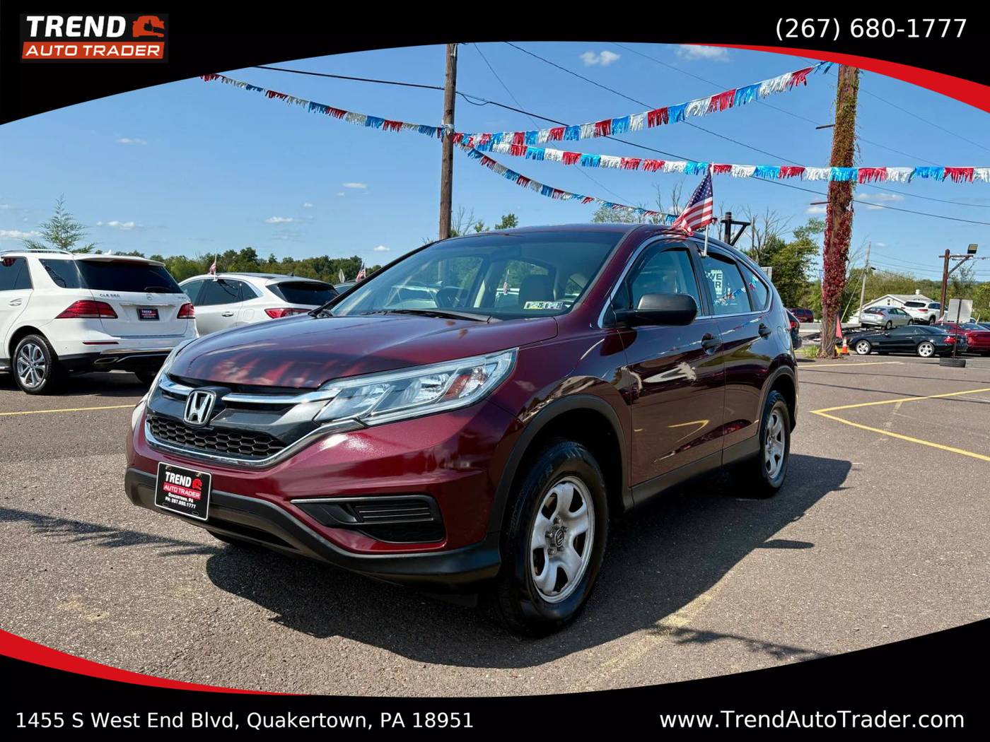 2015 Honda CR-V LX — SUV — 107,960 mi — Quakertown, PA