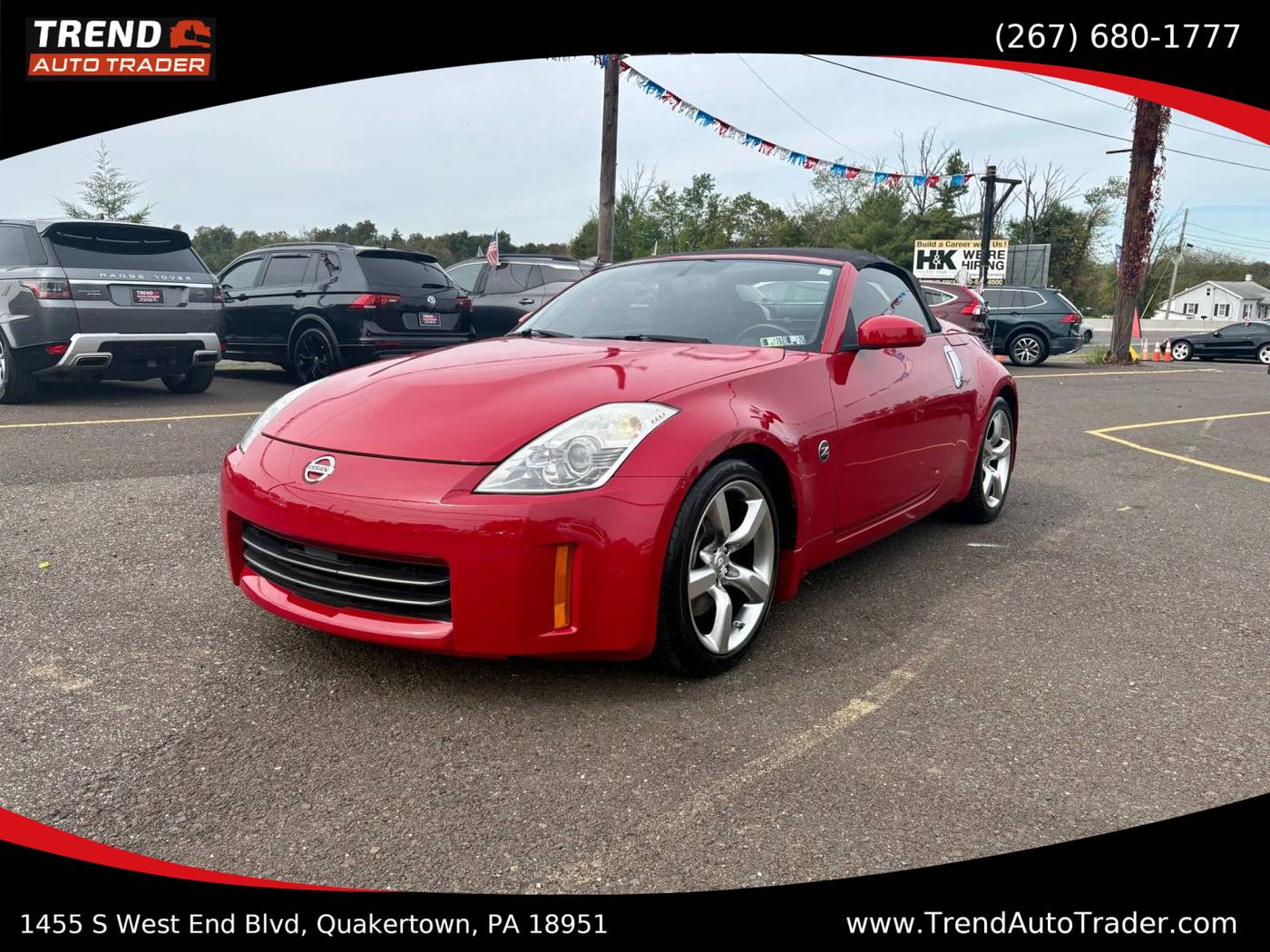2007 Nissan 350Z Touring — Convertible — 81,783 mi — Quakertown, PA