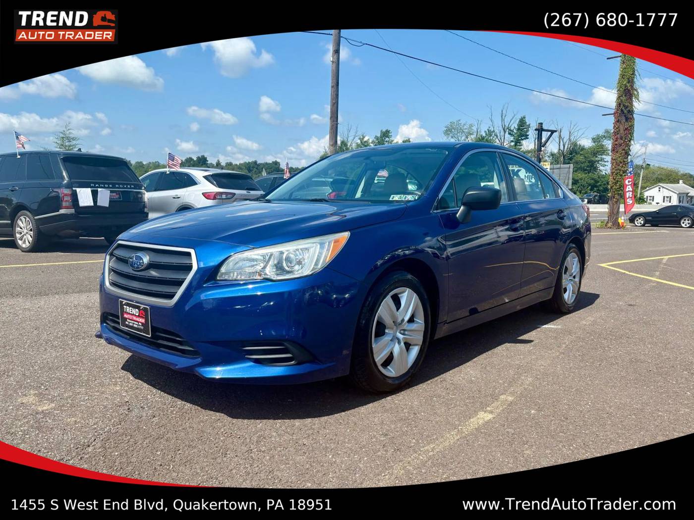 2016 Subaru Legacy 2.5i — Sedan — 9,346 mi — Quakertown, PA