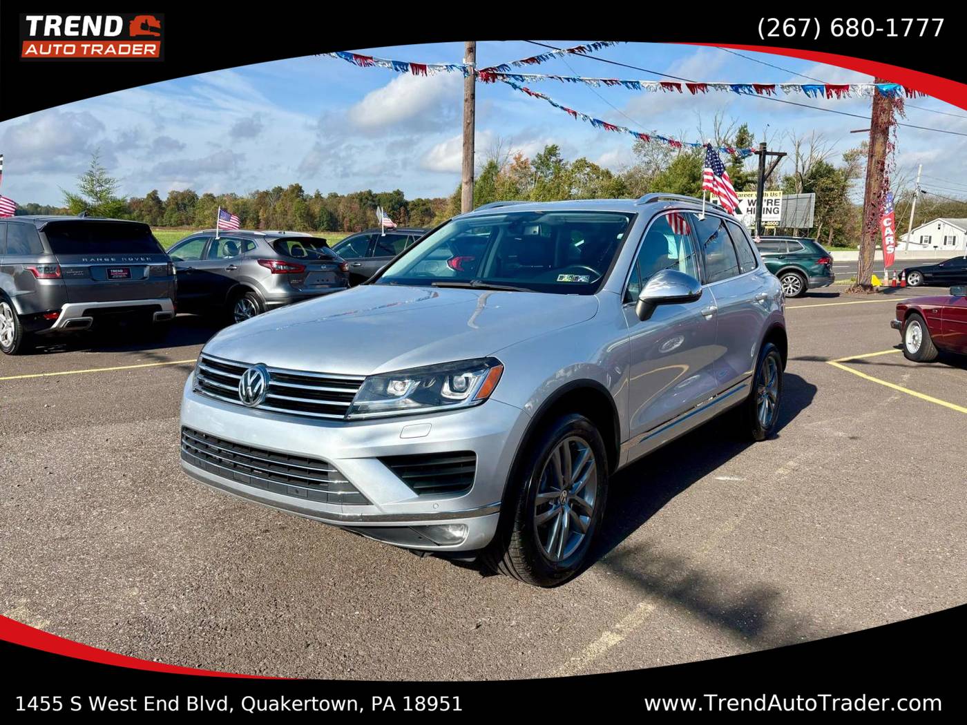2015 Volkswagen Touareg V6 Lux — SUV — 117,842 mi — Quakertown, PA