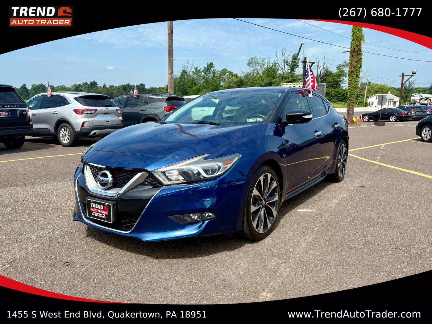 2016 Nissan Maxima SR — Sedan — 93,536 mi — Quakertown, PA