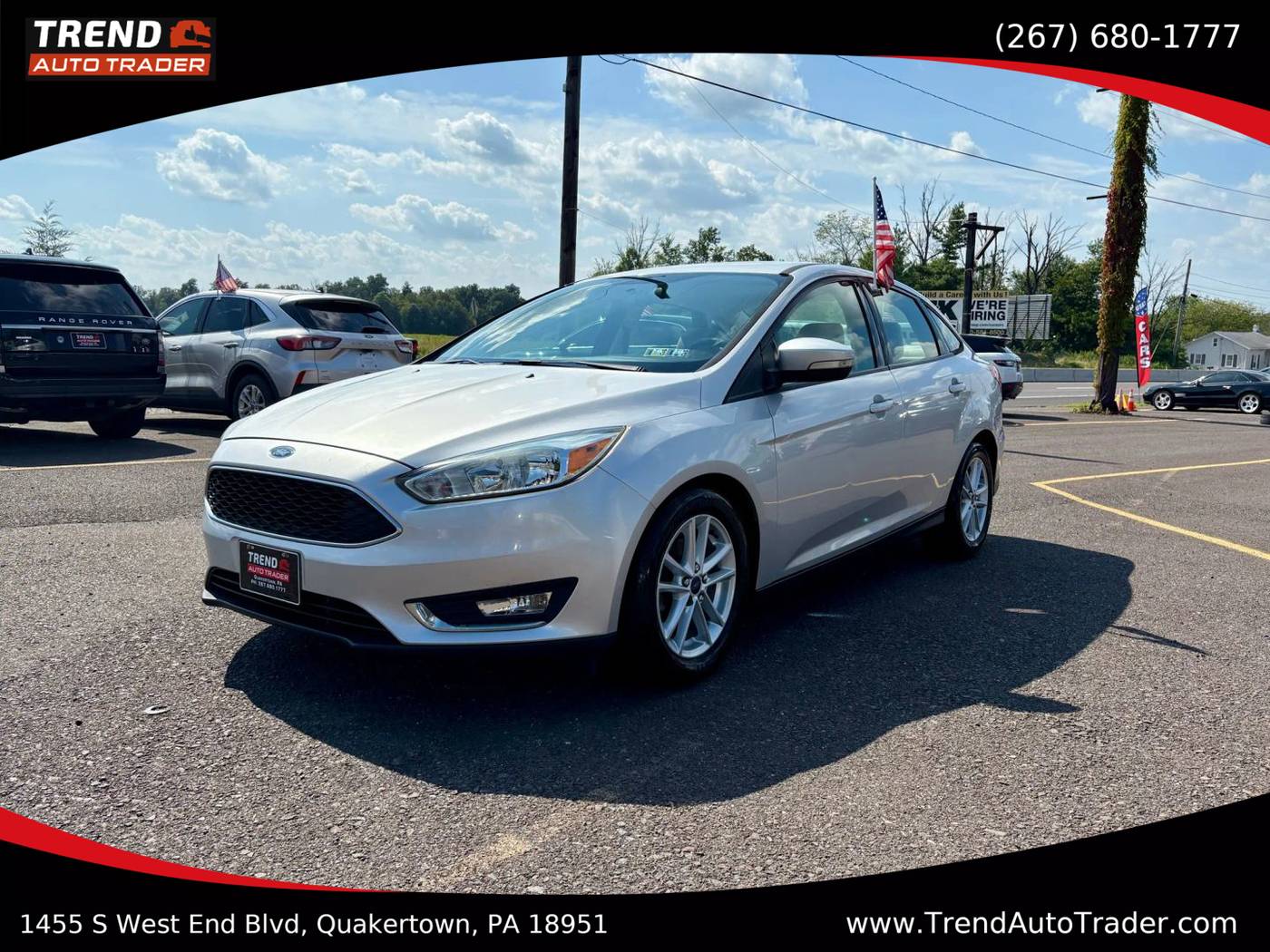 2016 Ford Focus SE — Sedan — 62,404 mi — Quakertown, PA