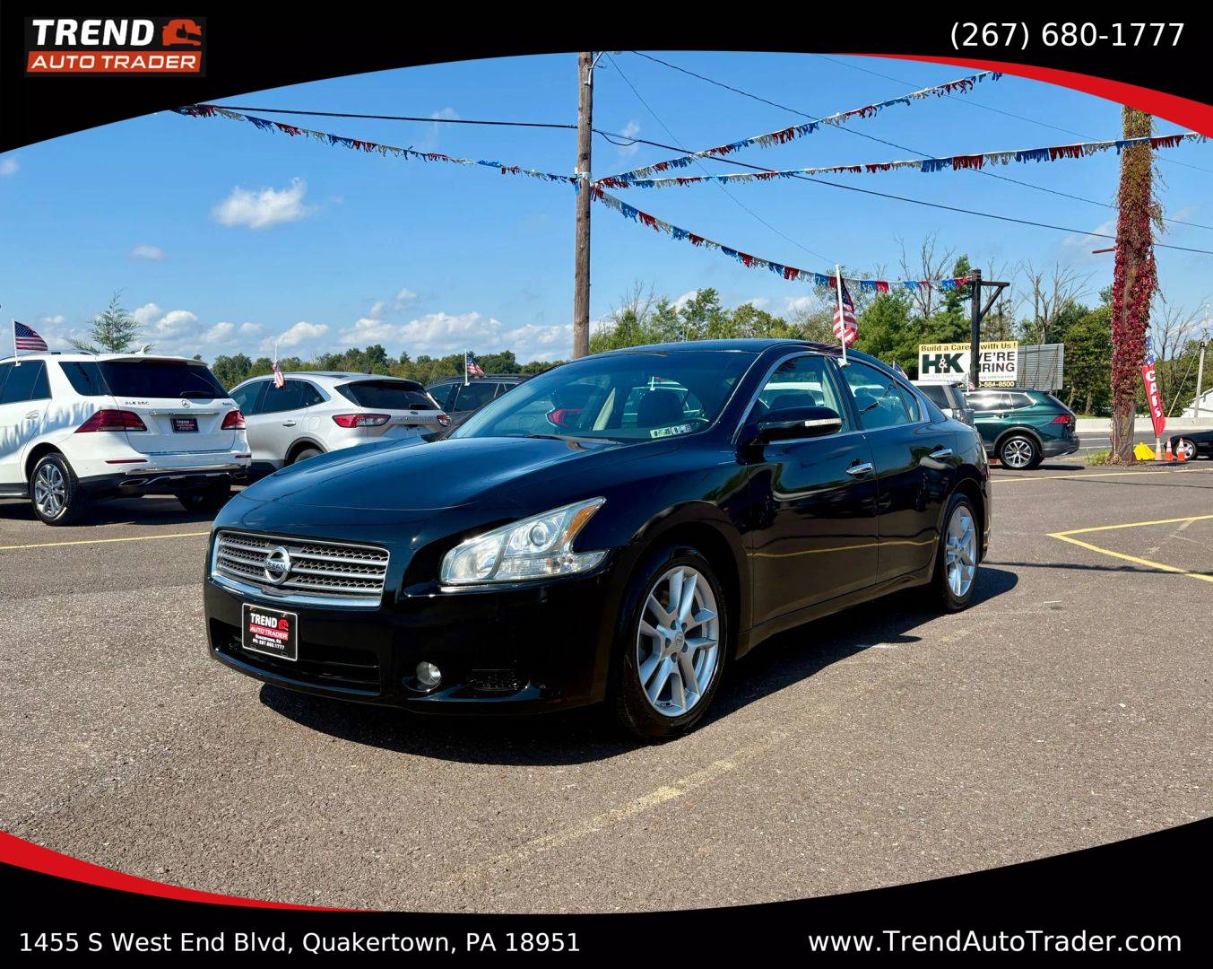 2011 Nissan Maxima SV — Sedan — 77,646 mi — Quakertown, PA