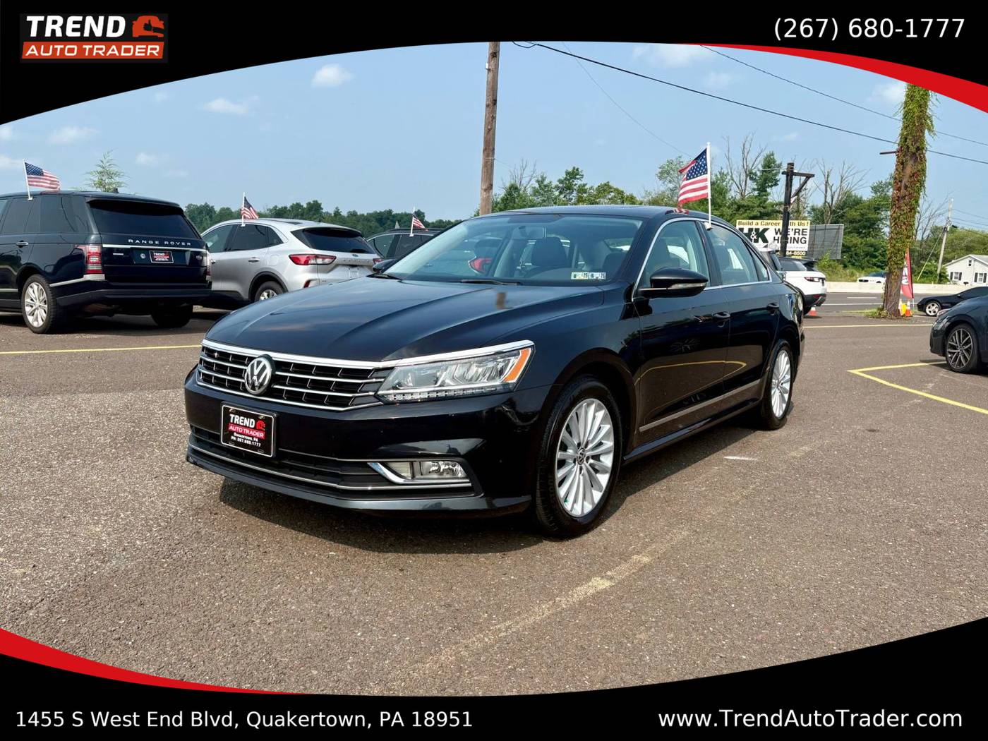 2017 Volkswagen Passat 1.8T SE — Sedan — 56,027 mi — Quakertown, PA