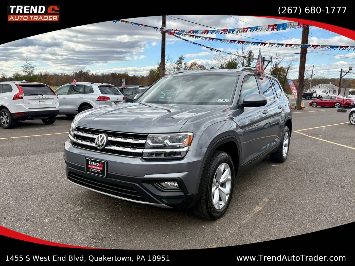 2019 Volkswagen Atlas SE with Technology — SUV — 94,178 mi — Quakertown, PA