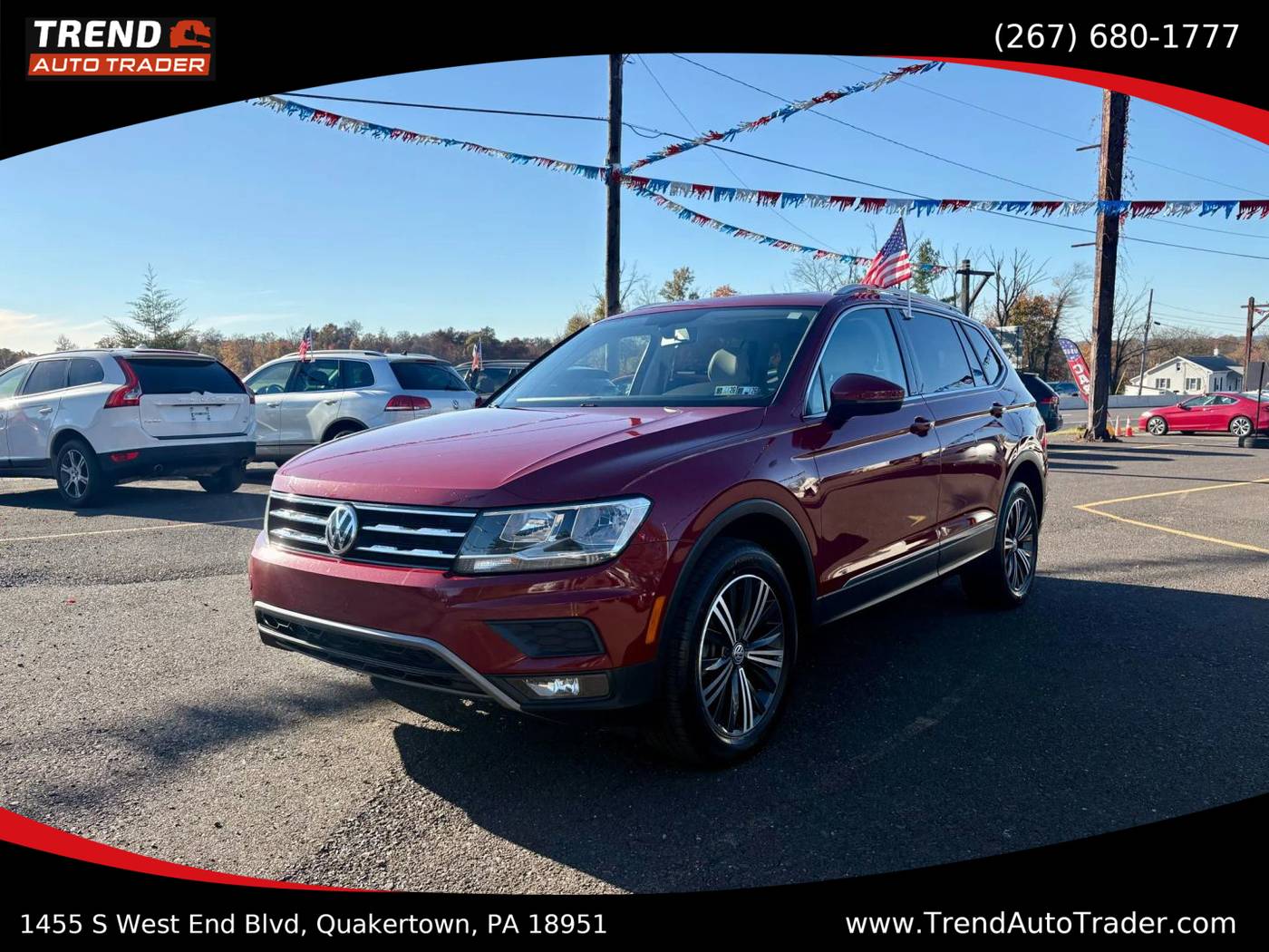 2018 Volkswagen Tiguan SEL — SUV — 103,073 mi — Quakertown, PA