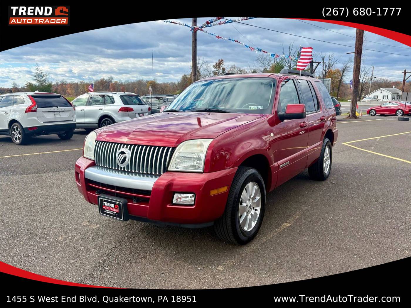 2008 Mercury Mountaineer Base — SUV — 91,636 mi — Quakertown, PA
