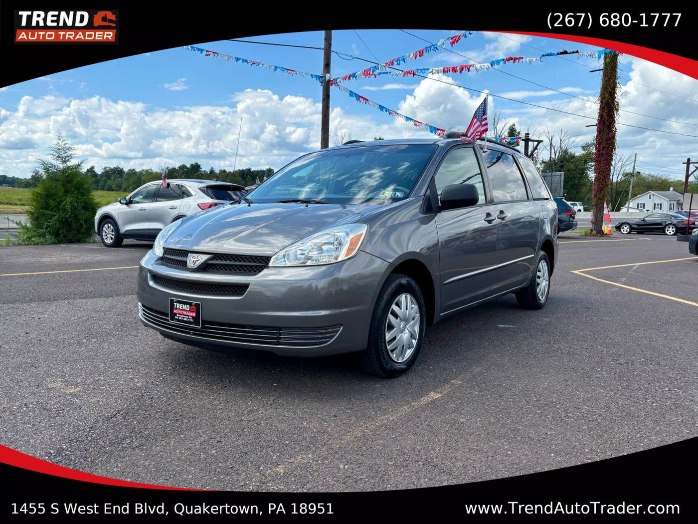 2005 Toyota Sienna LE — Minivan — 100,040 mi — Quakertown, PA
