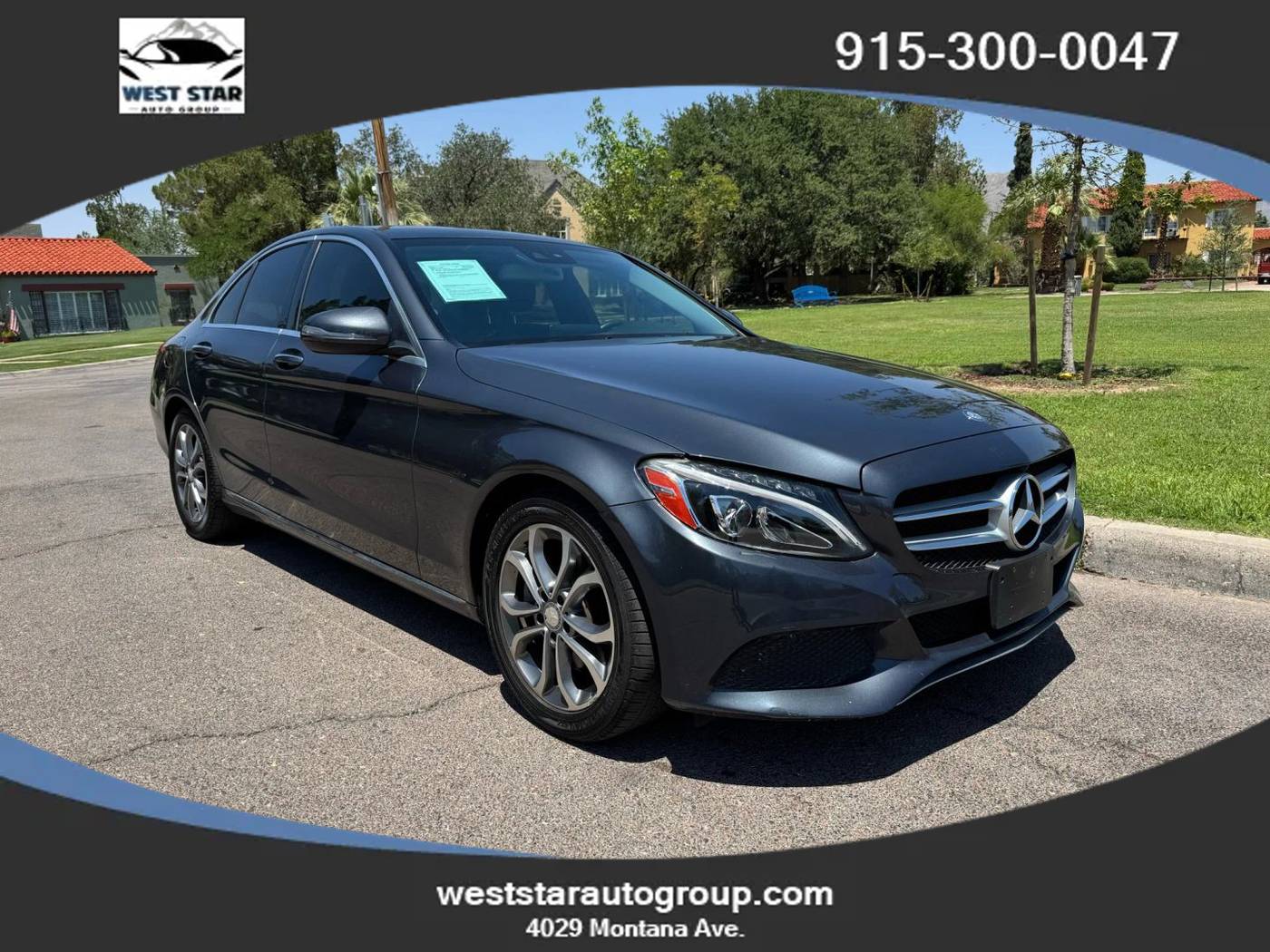 2016 Mercedes-Benz C-Class C 300 — Sedan — 90,476 mi — El Paso, TX