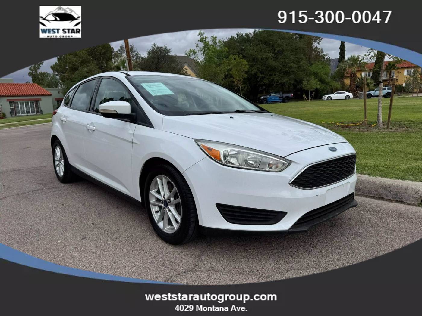 2015 Ford Focus SE — Hatchback — 111,566 mi — El Paso, TX