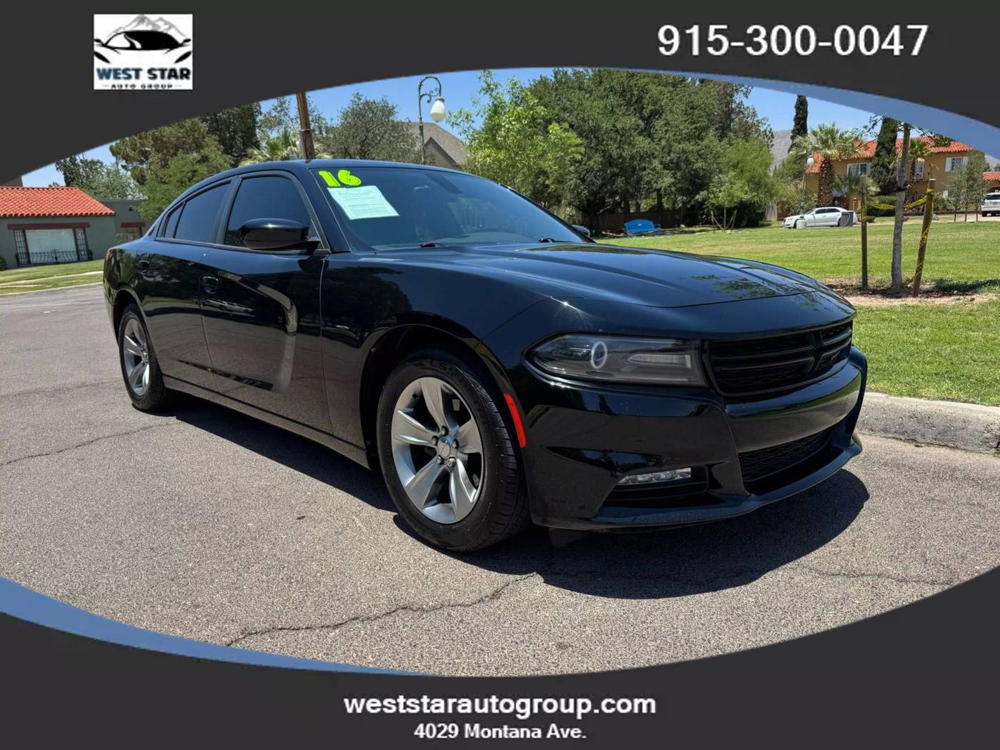 2016 Dodge Charger SXT — Sedan — 67,994 mi — El Paso, TX