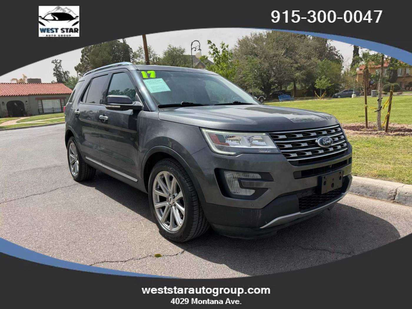 2017 Ford Explorer Limited — SUV — 86,046 mi — El Paso, TX