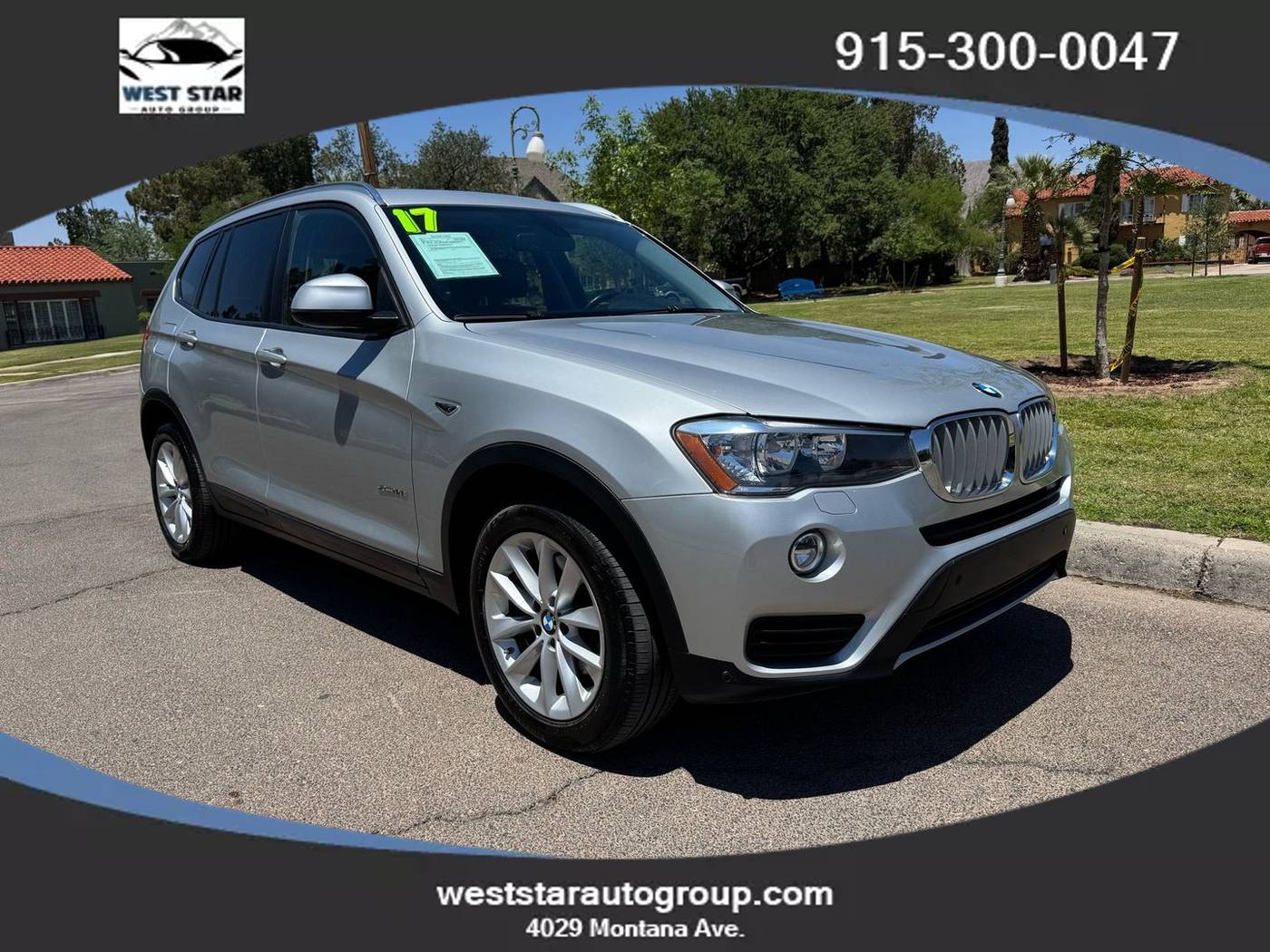 2017 BMW X3 28i — SUV — 64,725 mi — El Paso, TX