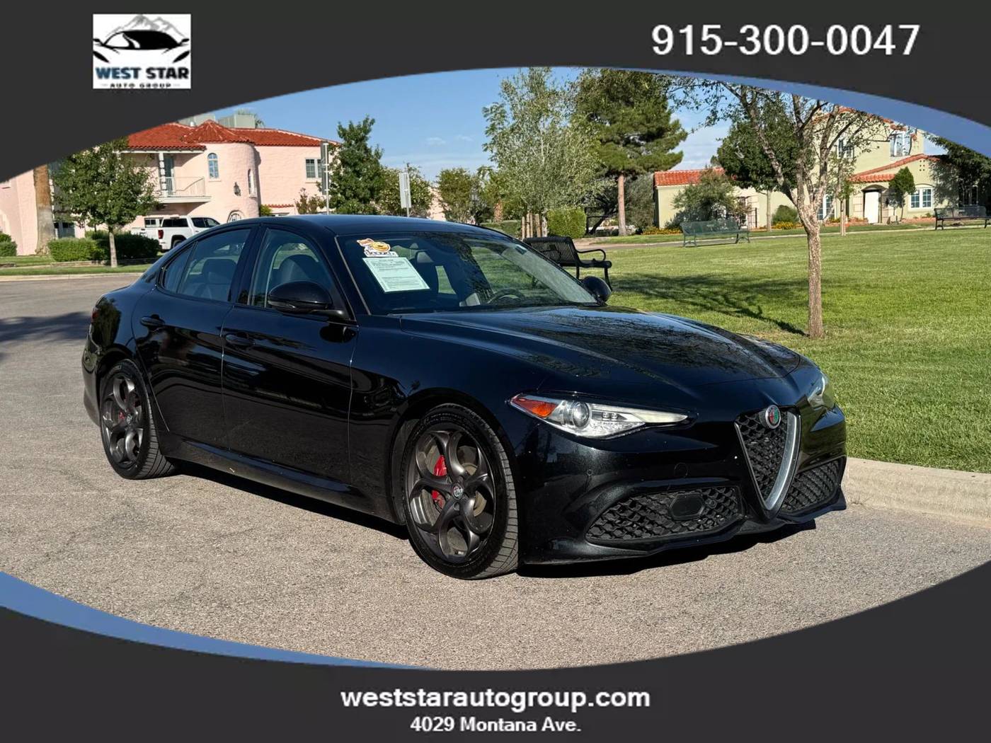 2017 Alfa Romeo Giulia Ti — Sedan — 53,098 mi — El Paso, TX