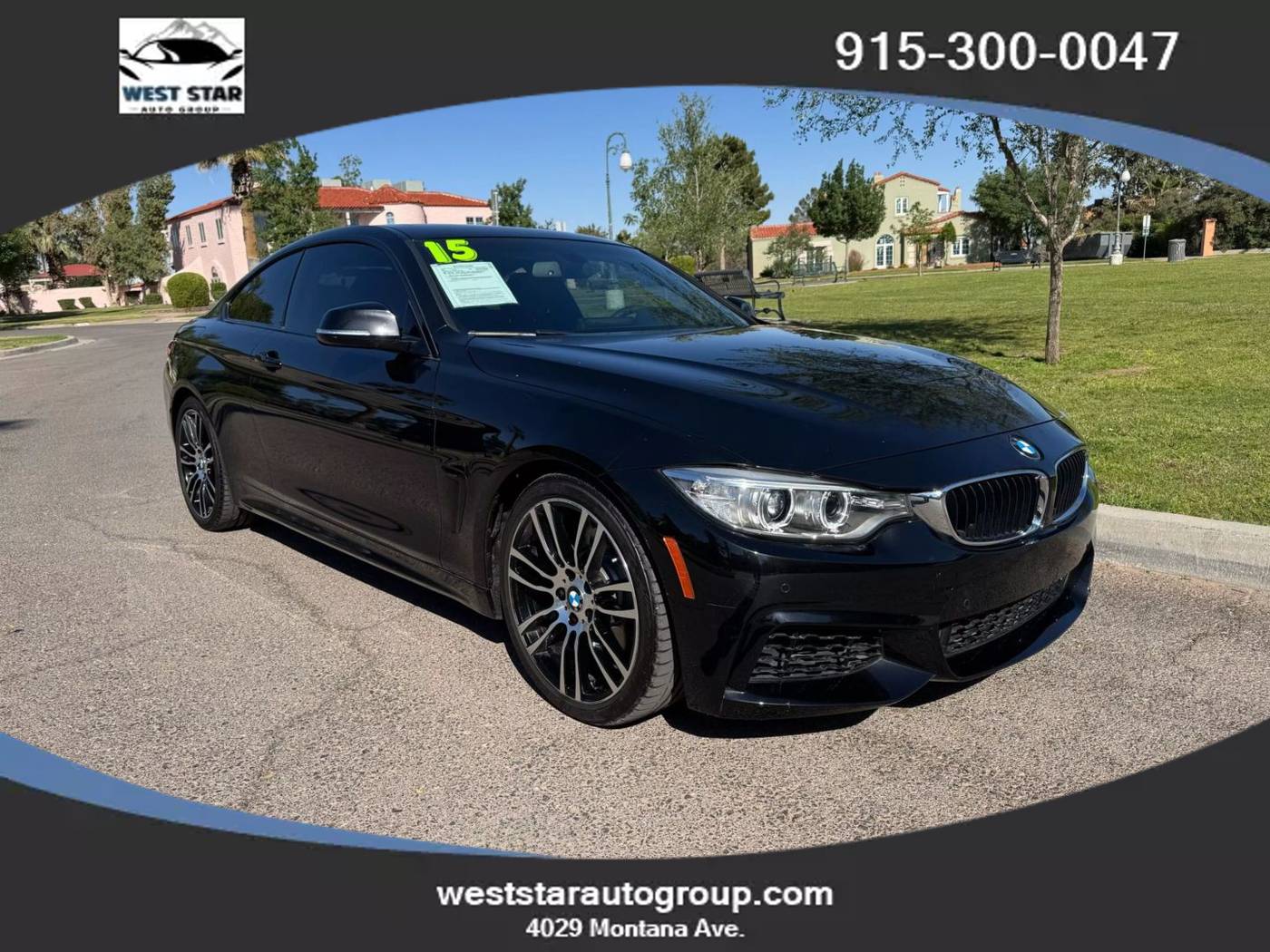 2015 BMW 4 Series 428i — Coupe — 78,334 mi — El Paso, TX