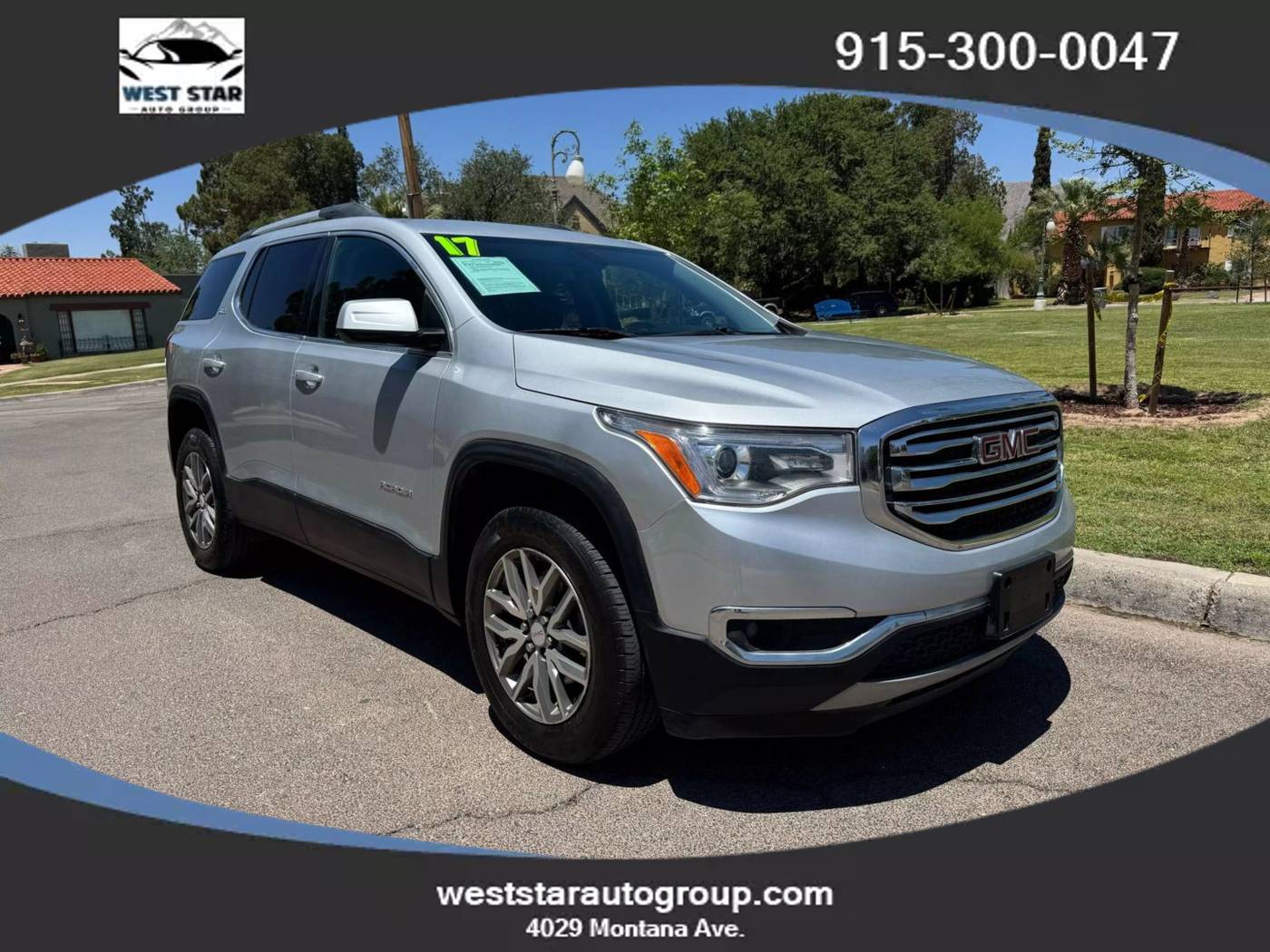 2017 GMC Acadia SLE — SUV — 101,652 mi — El Paso, TX