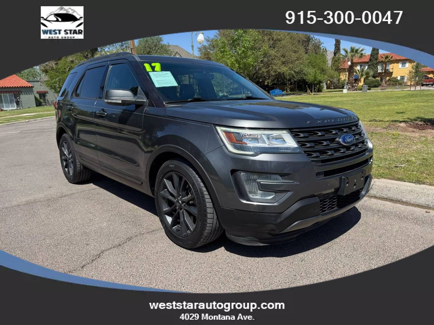 2017 Ford Explorer XLT — SUV — 112,137 mi — El Paso, TX