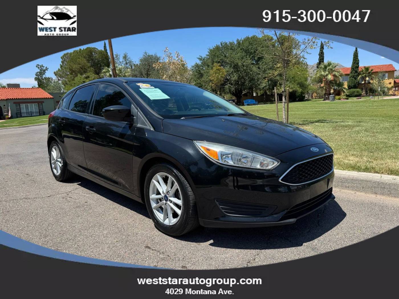2018 Ford Focus SE — Hatchback — 104,644 mi — El Paso, TX