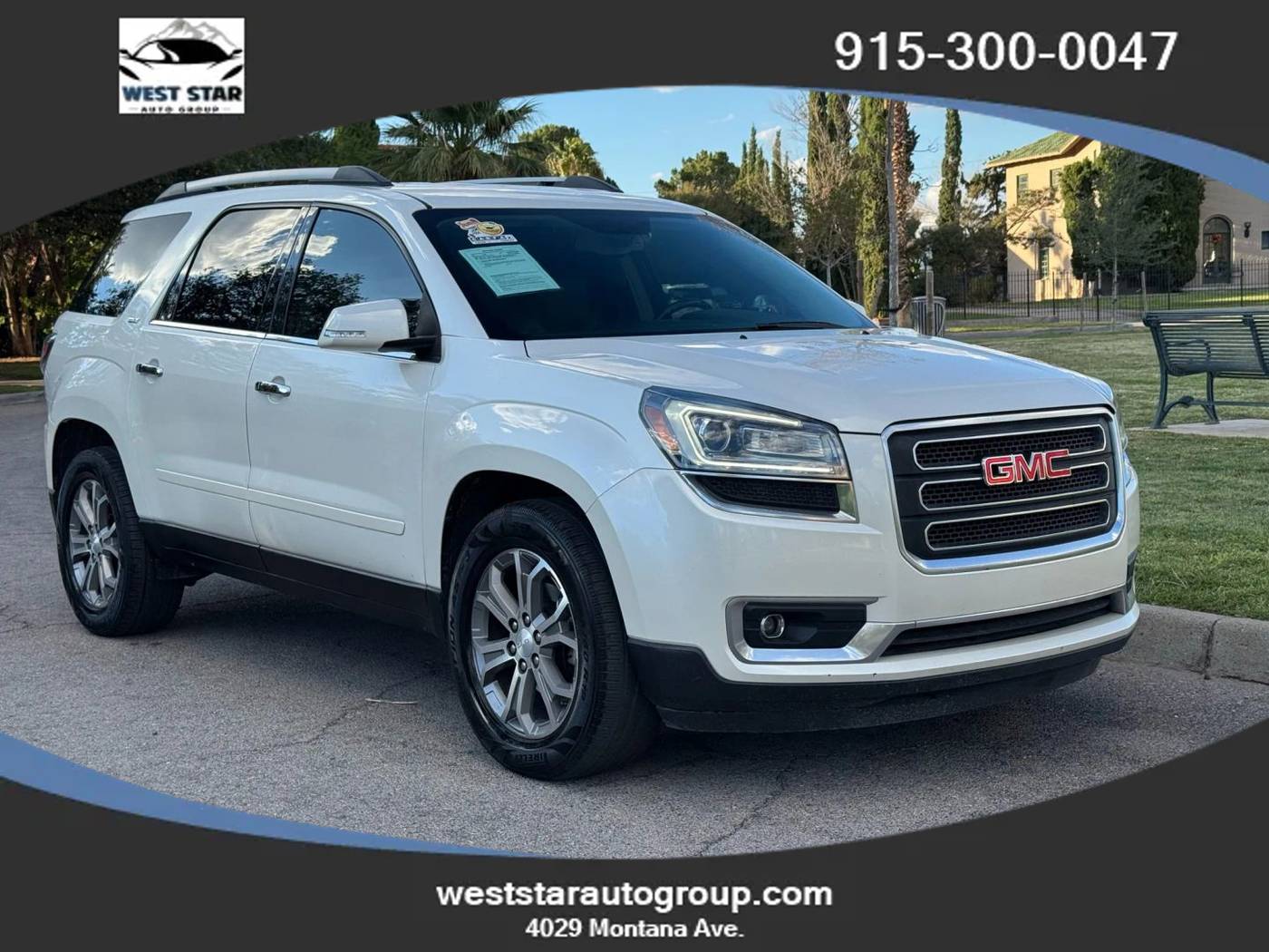 2014 GMC Acadia SLT — SUV — 107,668 mi — El Paso, TX