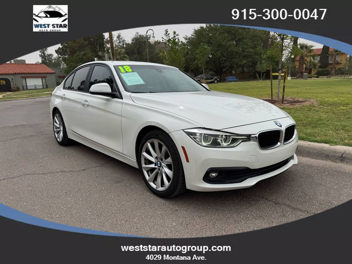 2018 BMW 3 Series 320i — Sedan — 75,765 mi — El Paso, TX
