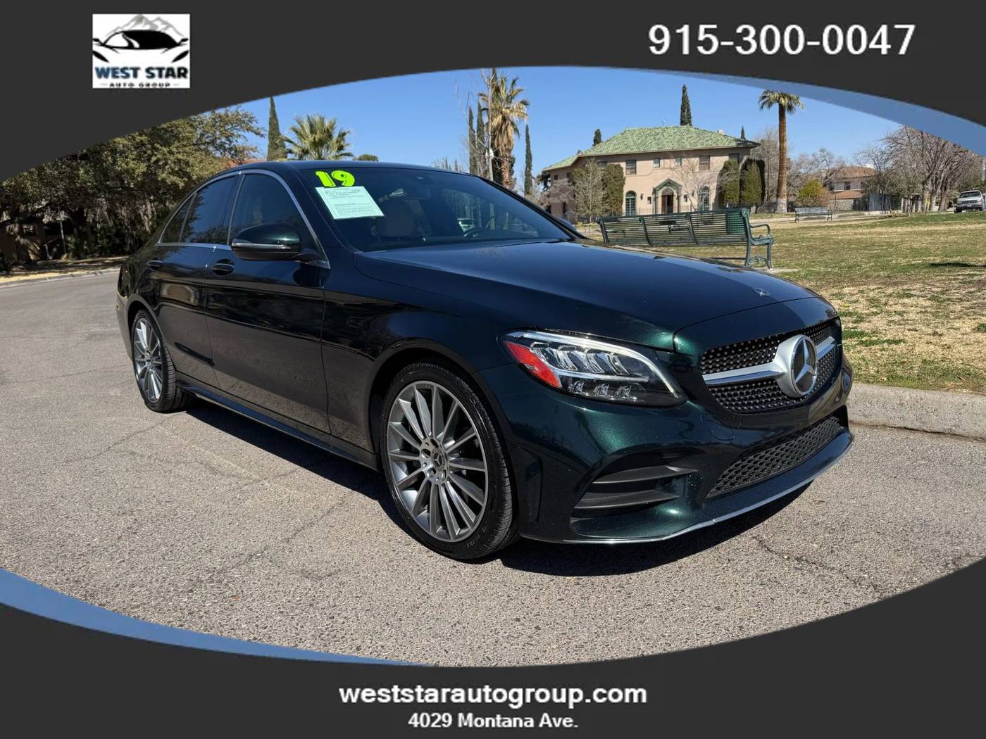 2019 Mercedes-Benz C-Class C 300 — Sedan — 76,215 mi — El Paso, TX