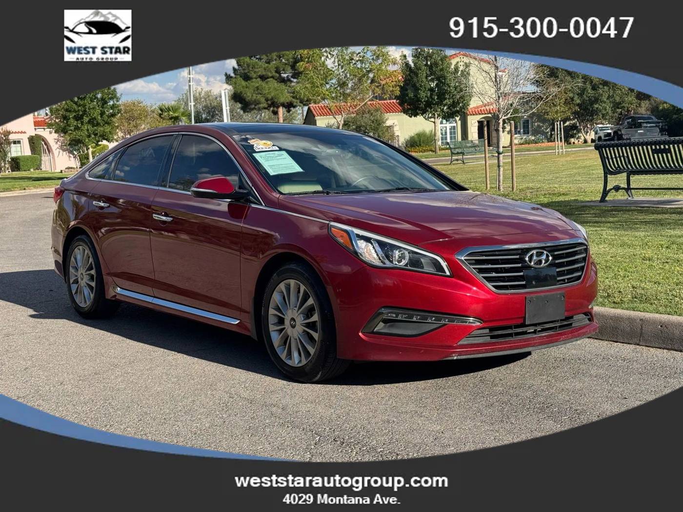 2015 Hyundai Sonata Limited — Sedan — 96,168 mi — El Paso, TX