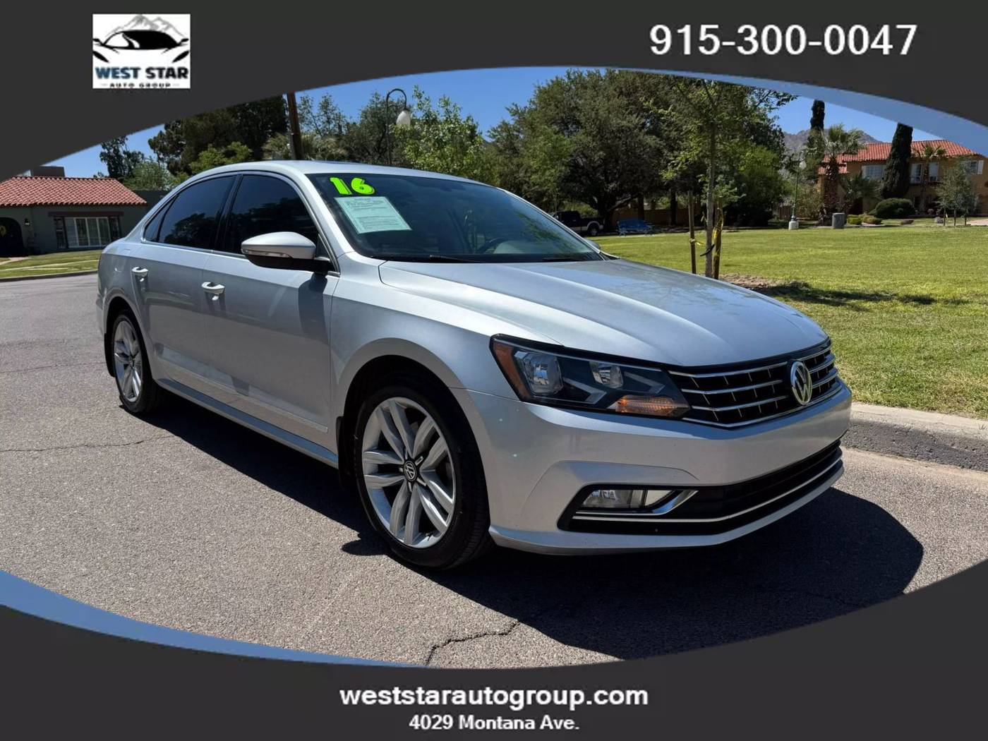 2016 Volkswagen Passat 1.8T SEL Premium — Sedan — 86,080 mi — El Paso, TX