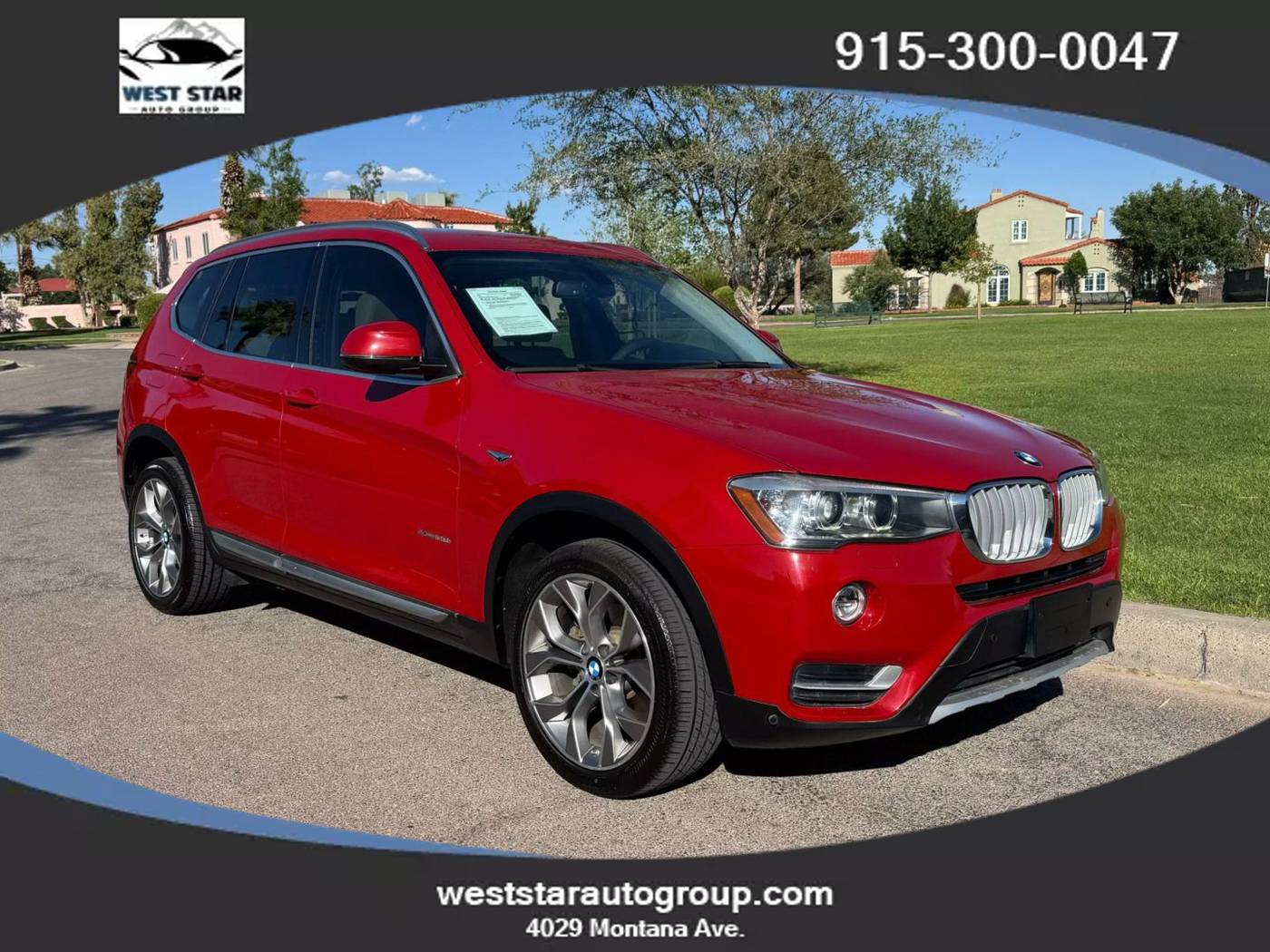2015 BMW X3 28i — SUV — 93,153 mi — El Paso, TX