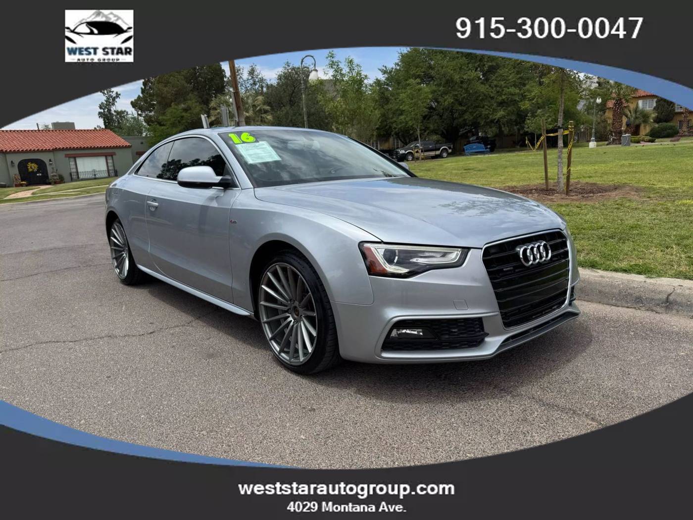 2016 Audi A5 Premium — Coupe — 43,728 mi — El Paso, TX