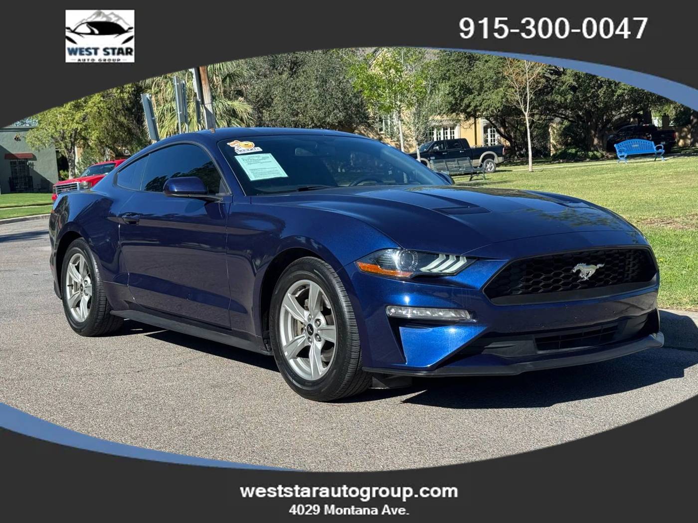2020 Ford Mustang EcoBoost — Coupe — 72,068 mi — El Paso, TX