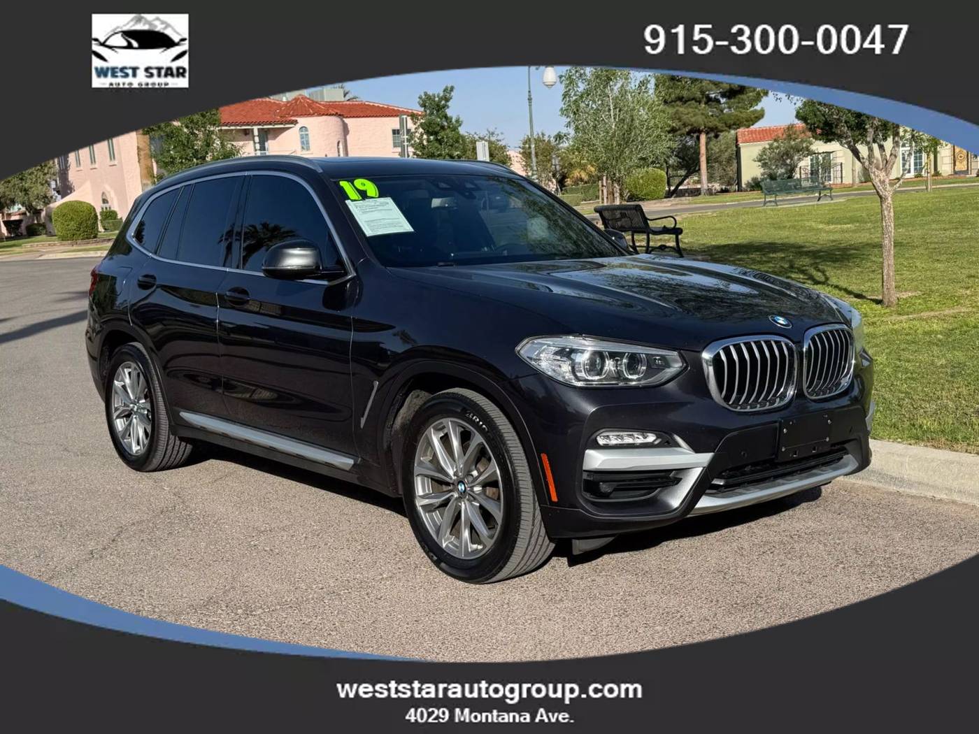 2019 BMW X3 30i — SUV — 88,773 mi — El Paso, TX