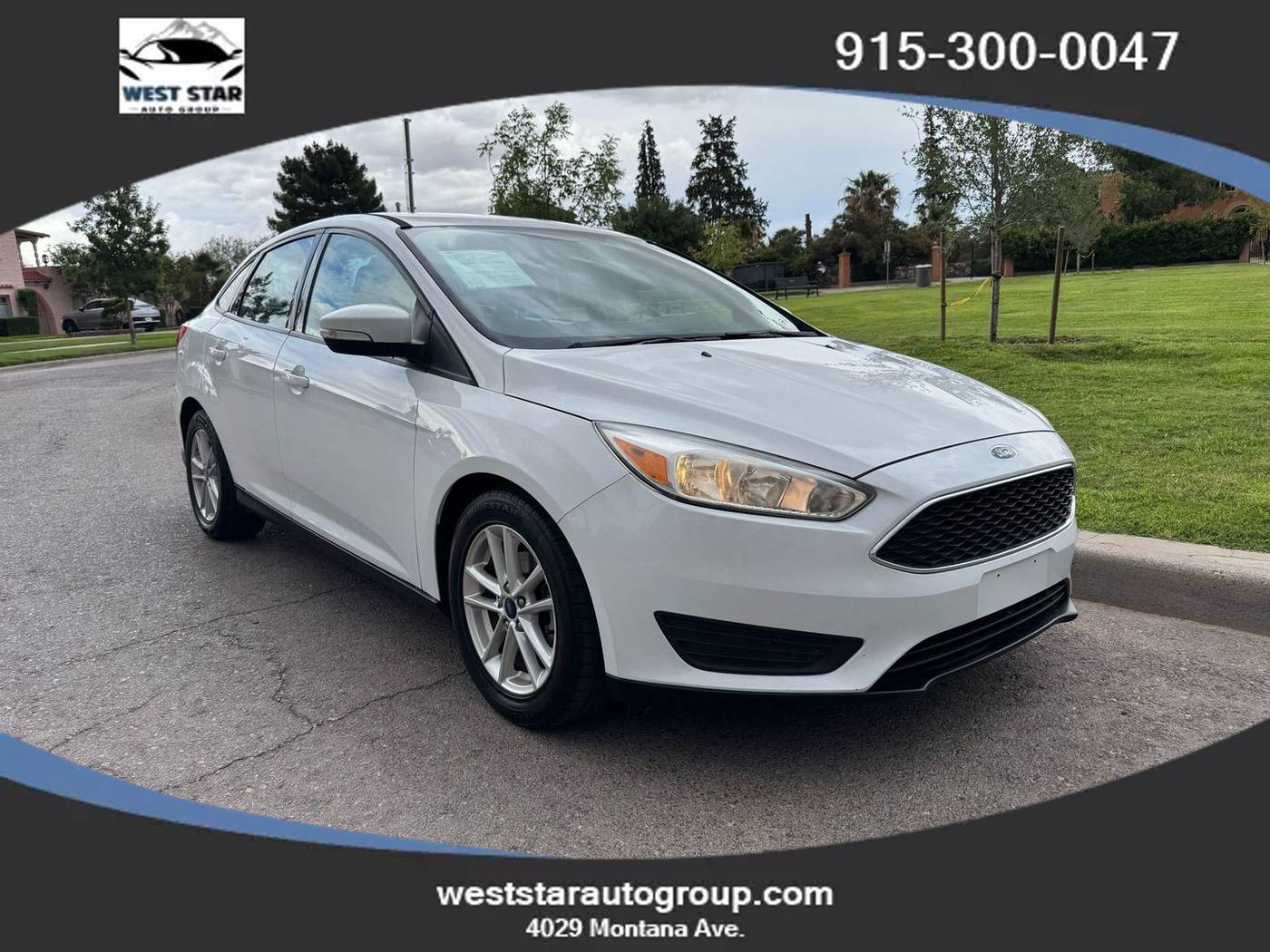 2016 Ford Focus SE — Sedan — 70,939 mi — El Paso, TX