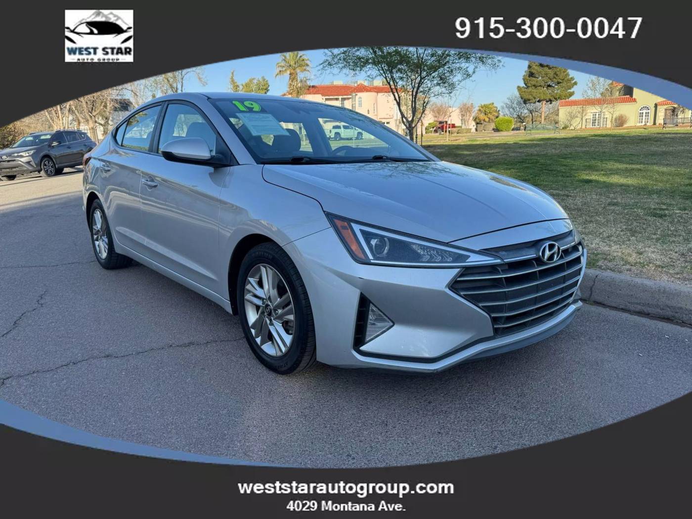 2019 Hyundai Elantra SEL — Sedan — 78,920 mi — El Paso, TX