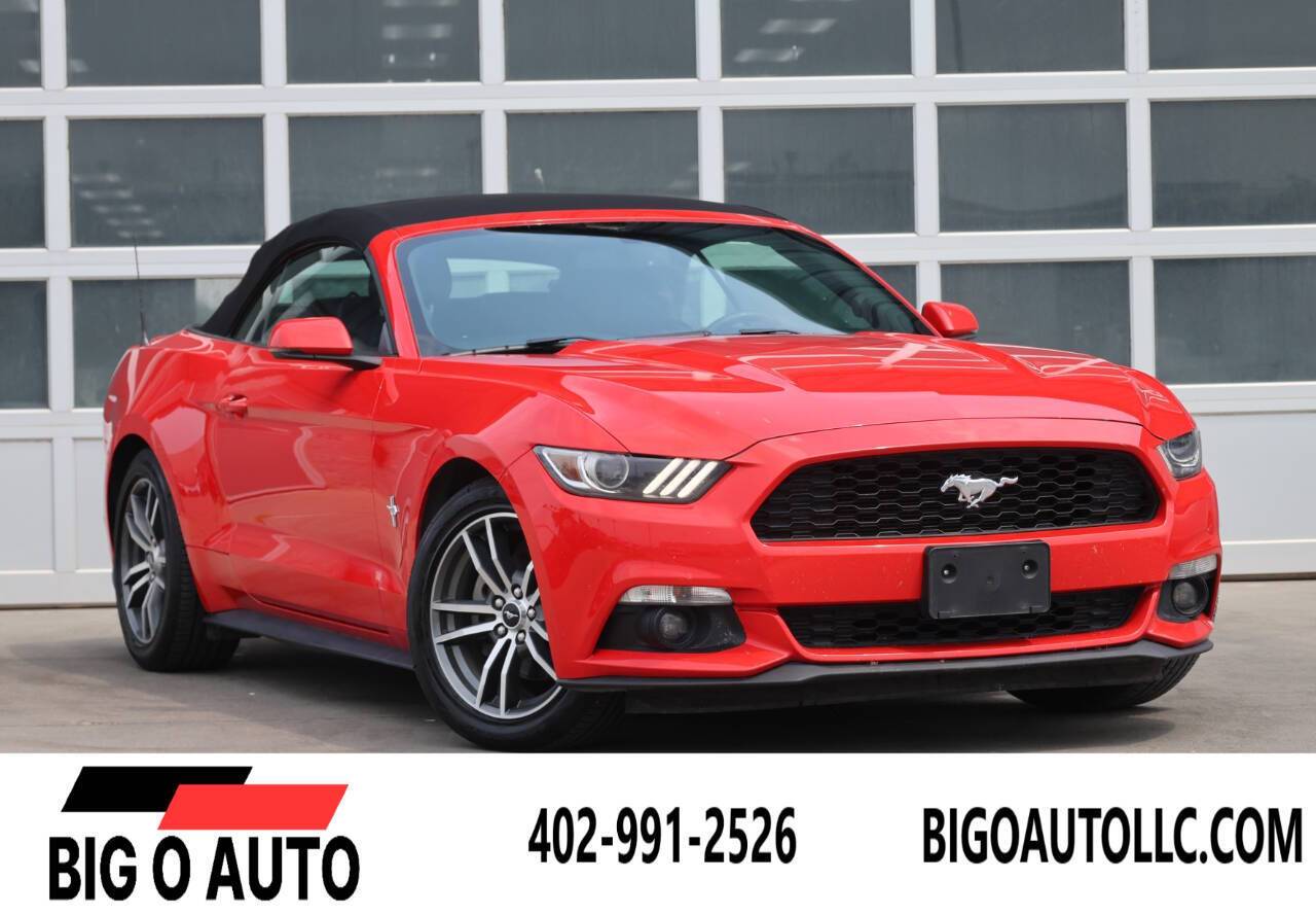 2015 Ford Mustang EcoBoost Premium — Convertible — 72,000 mi — Omaha, NE