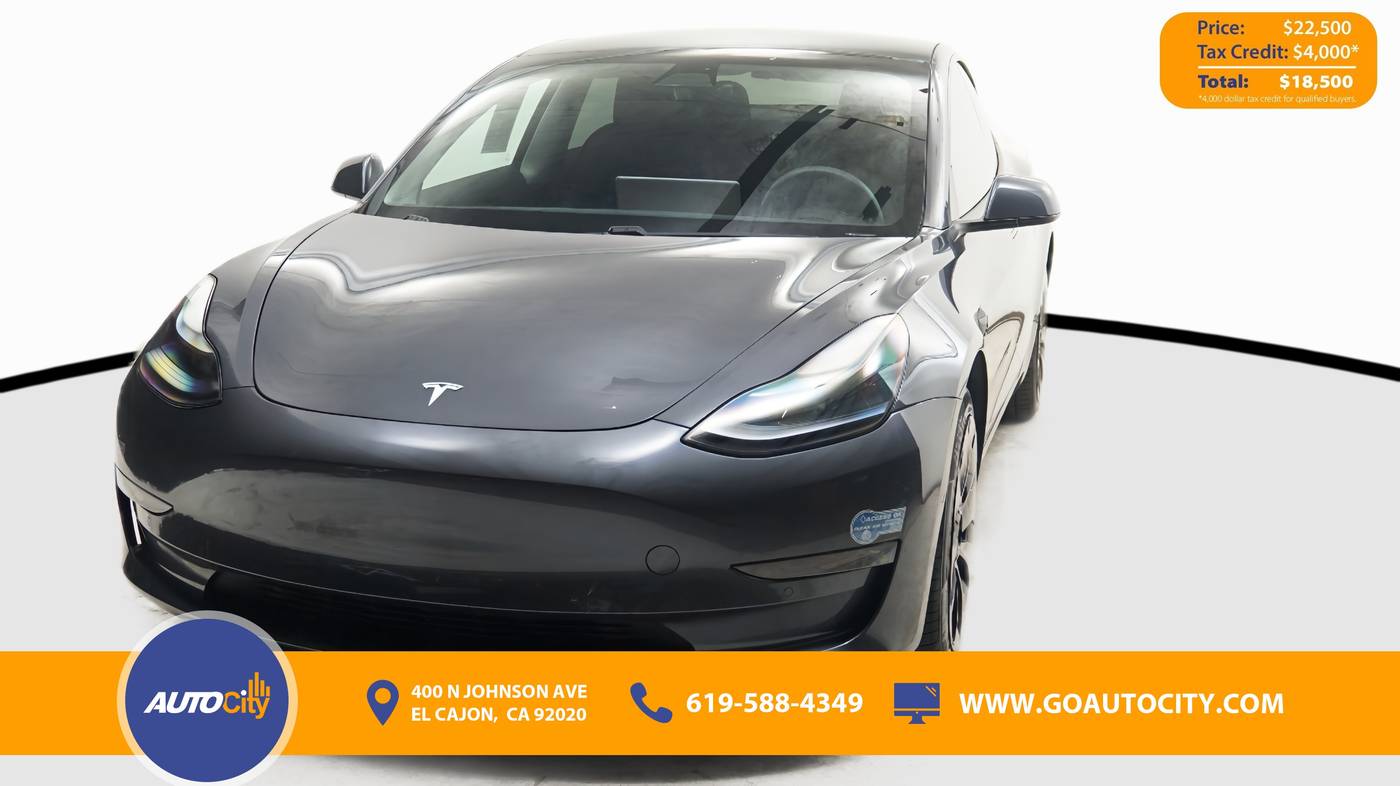 2021 Tesla Model 3 Standard Range Plus — Sedan — 49,581 mi — El Cajon, CA