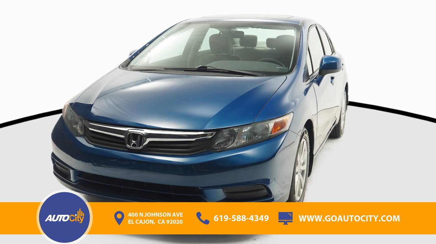 2012 Honda Civic EX — Sedan — 108,805 mi — El Cajon, CA