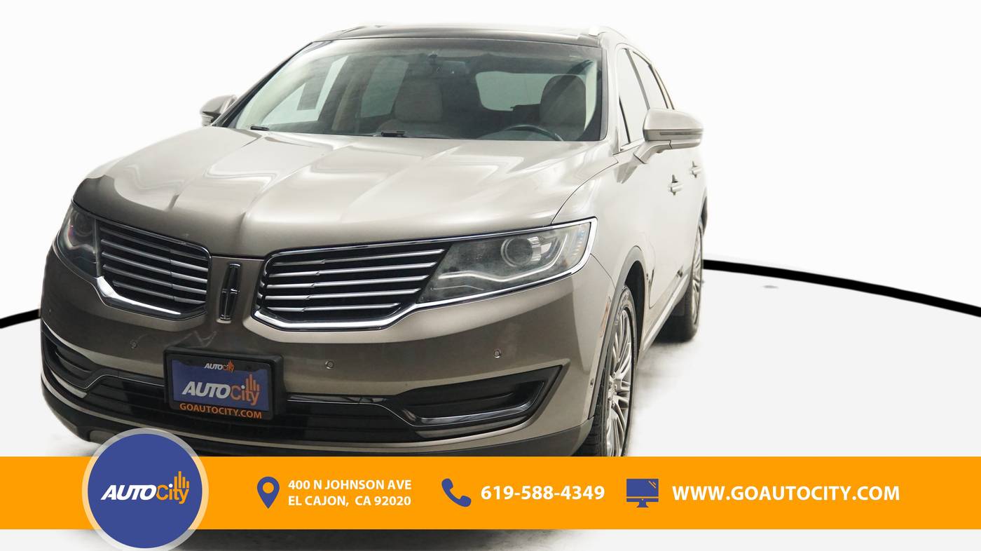 2016 Lincoln MKX Reserve — SUV — 75,496 mi — El Cajon, CA