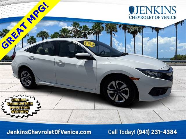 2018 Honda Civic LX — Sedan — 37,415 mi — South Venice, FL