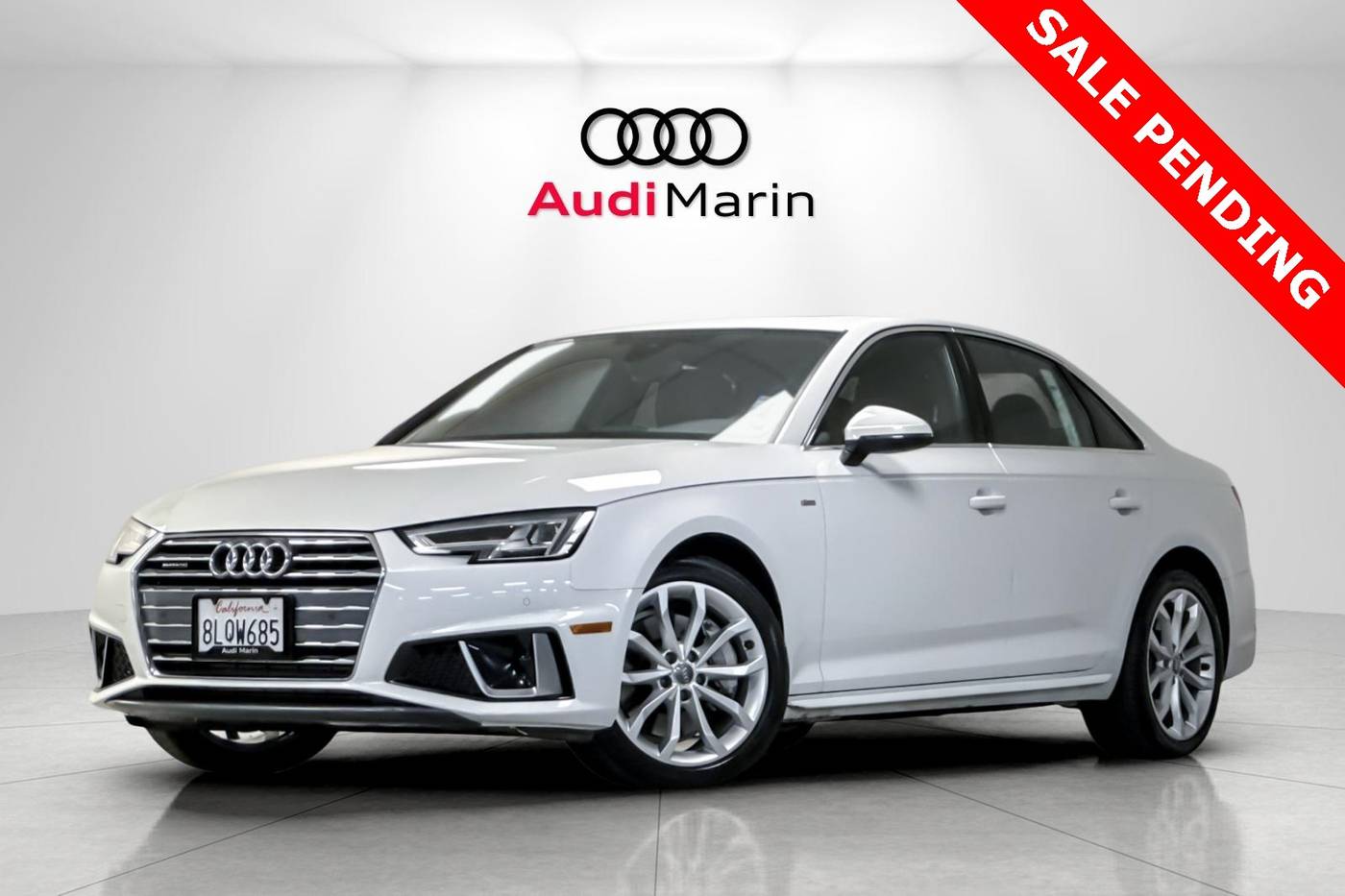 2019 Audi A4 Premium Plus — Sedan — 38,095 mi — San Rafael, CA