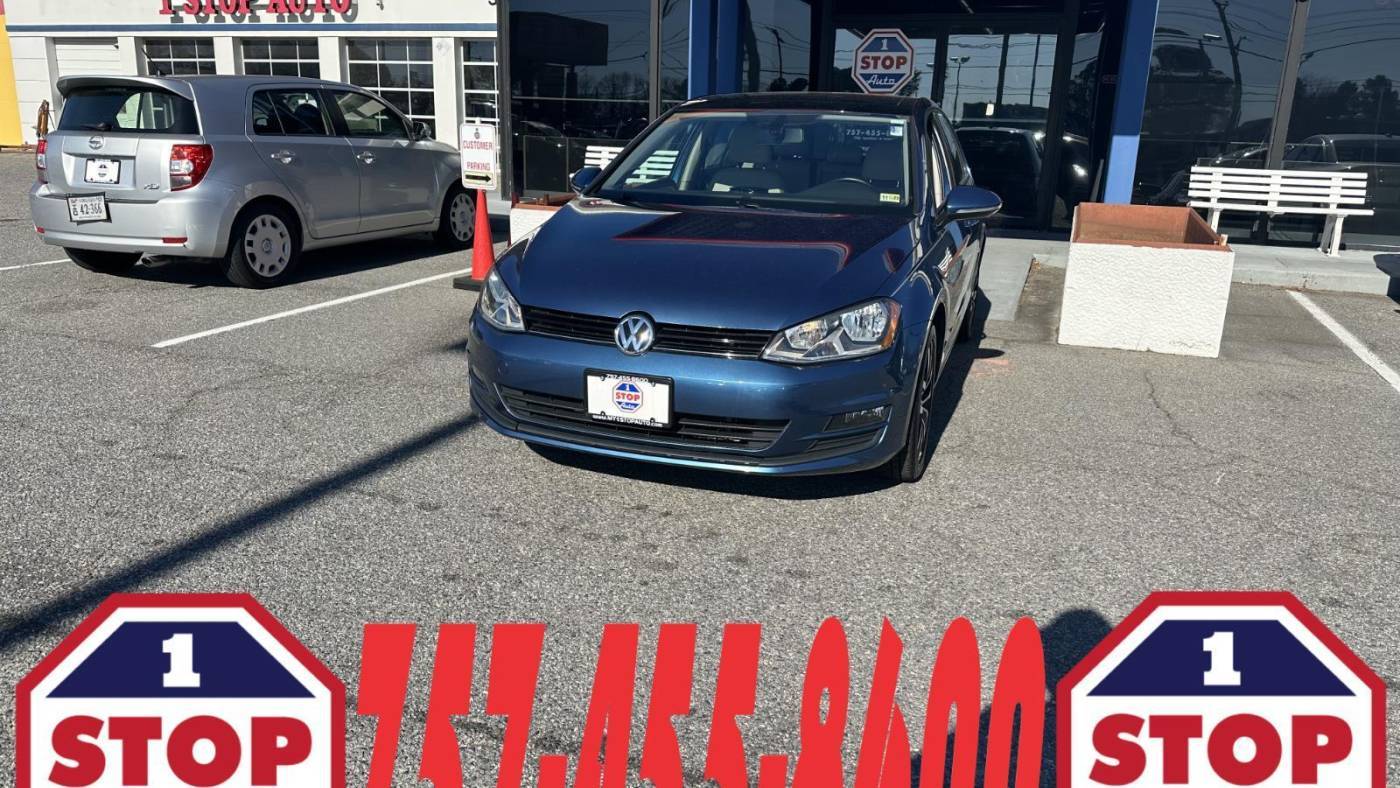 2015 Volkswagen Golf TSI SE — Hatchback — 120,789 mi — Norfolk, VA