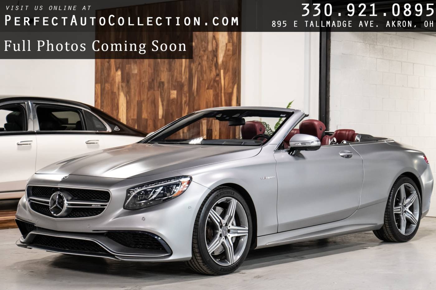 2017 Mercedes-Benz S-Class S 63 AMG — Convertible — 21,714 mi — Akron, OH