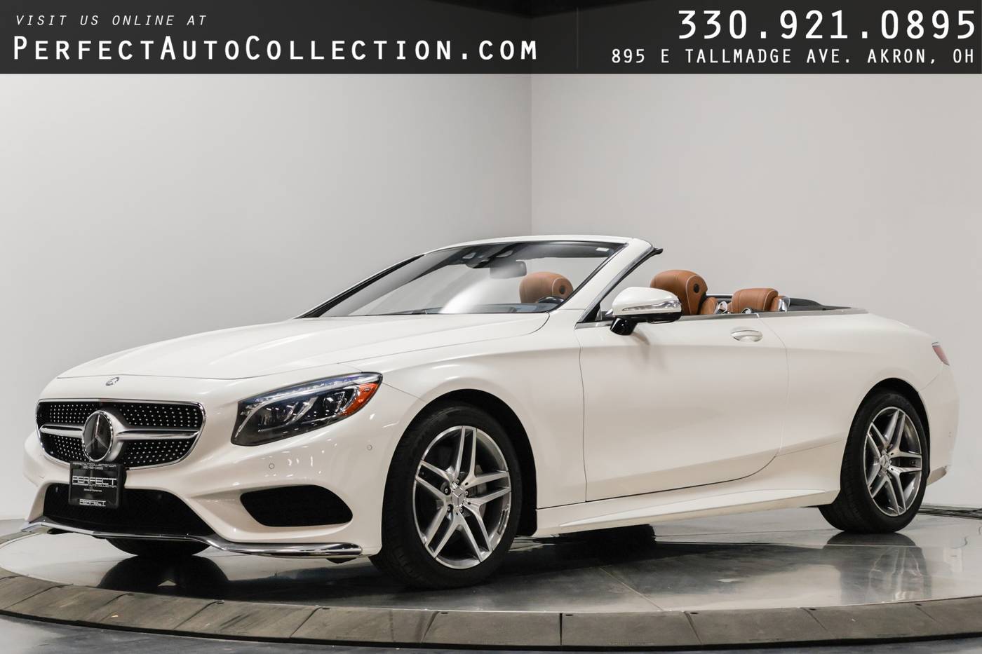 2017 Mercedes-Benz S-Class S 550 — Convertible — 29,908 mi — Akron, OH