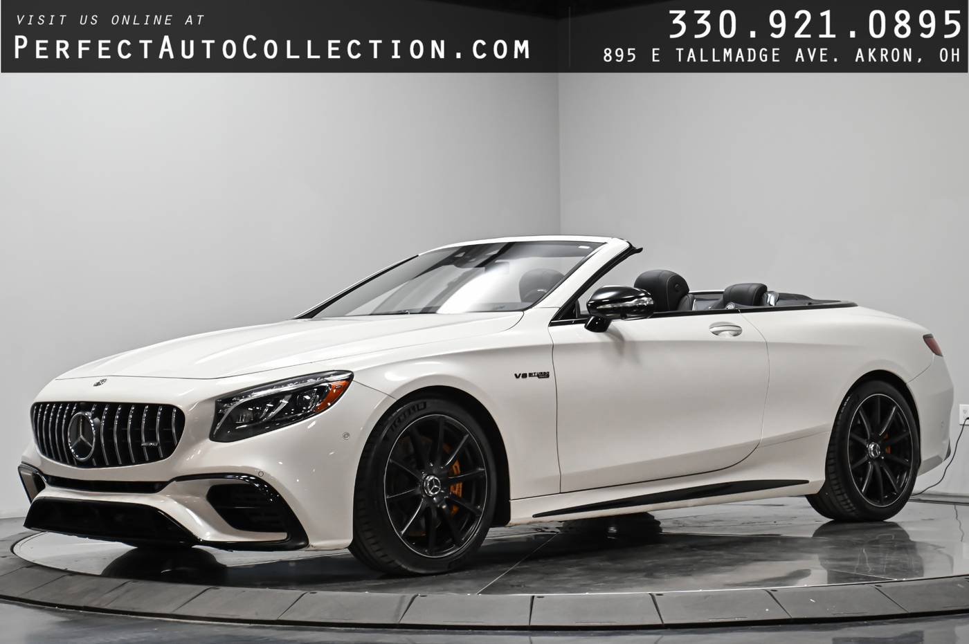2019 Mercedes-Benz S-Class AMG S 63 — Convertible — 20,450 mi — Akron, OH