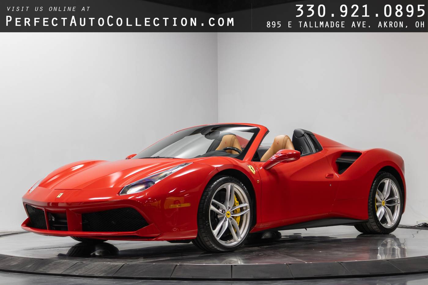 2016 Ferrari 488 Spider — Convertible — 10,788 mi — Akron, OH