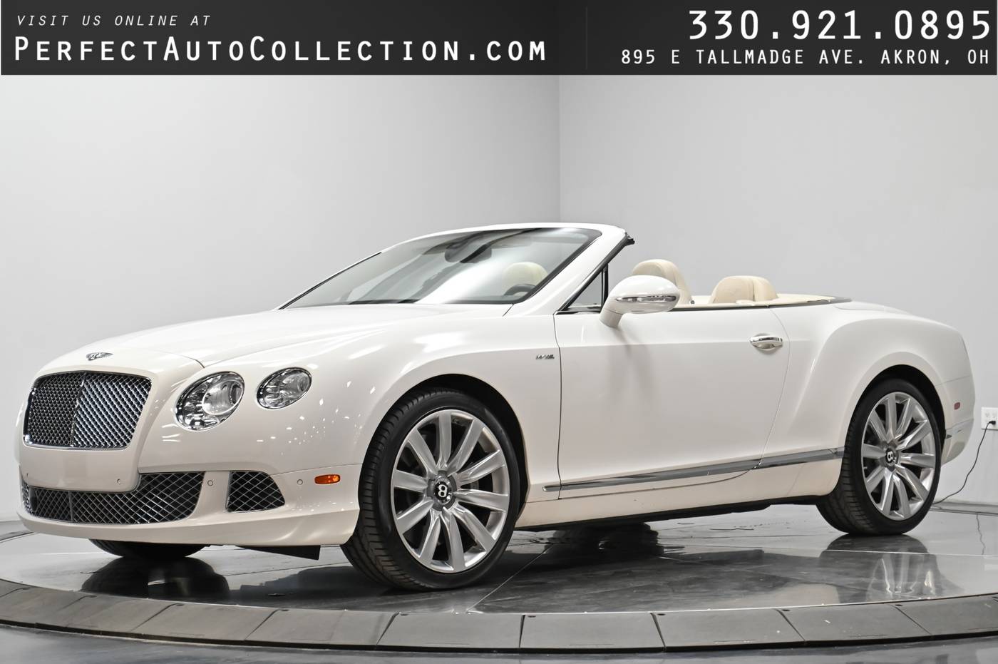 2013 Bentley Continental GT W12 — Convertible — 32,507 mi — Akron, OH